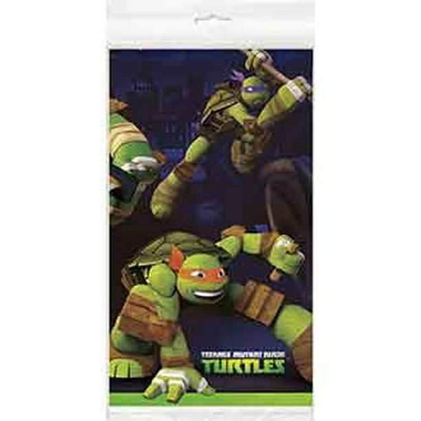 2 Pieces Teenage Mutant Ninja Turtles Party Plastic Tablecovers 